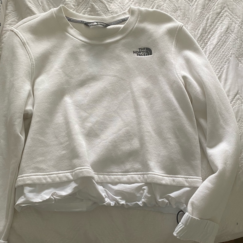 North face cropped sweatshirt